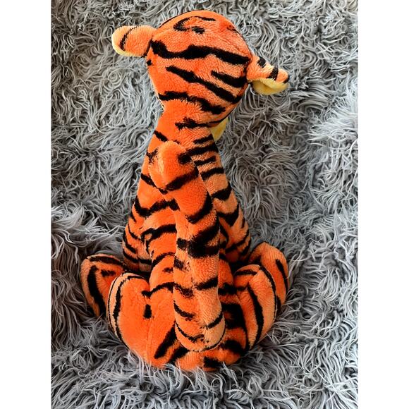Disney Tigger Seated Plush Doll Stuffed Animal 12" Seated Smiling Tilted Head - Picture 7 of 10